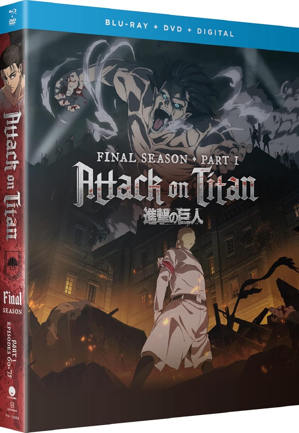 Attack on Titan: Final Season - Part 1 - Blu - ray + DVD + Digital - Judgement Productions